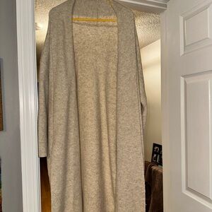 Amazon Essentials Beige Open-Front Cardigan